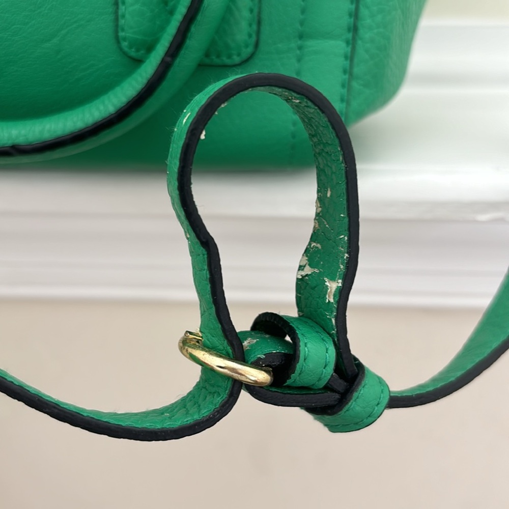 Solid Green Crossbody Bag by Merona with Goldtone Hardware - Picture 5 of 11
